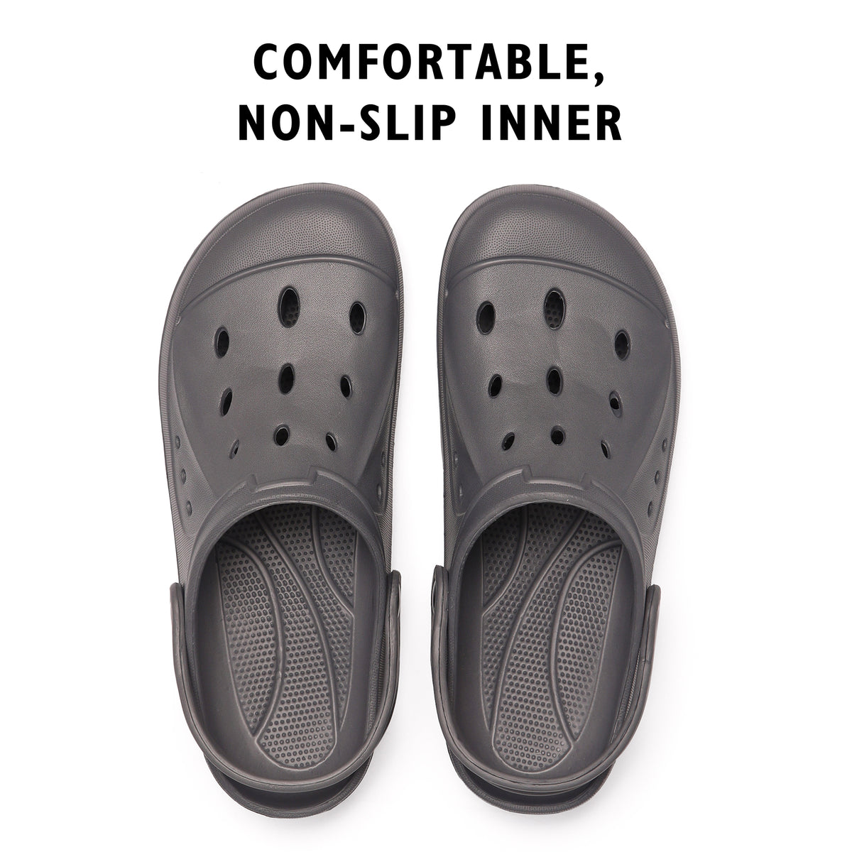 Adult comfort Clogs Grey