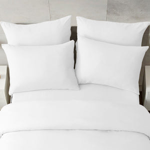 White 4pk Pillowcase - Microfibre