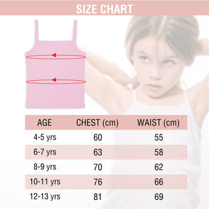 Girls 5pk Cotton Rich Cami Vests