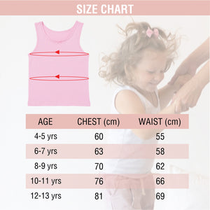 Girls 5pk Cotton Rich Vests