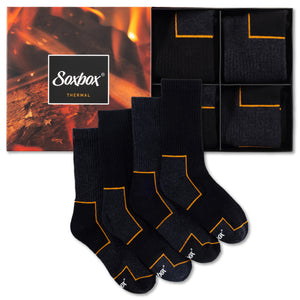 Mens 4pk Soxbox Thermal Sock