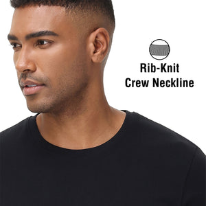 Mens 5 Pack T- Shirt (Black)