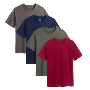 Mens 4 Pack Coloured T-Shirt 