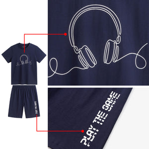 3PK Boys Shorty Pyjamas Techno