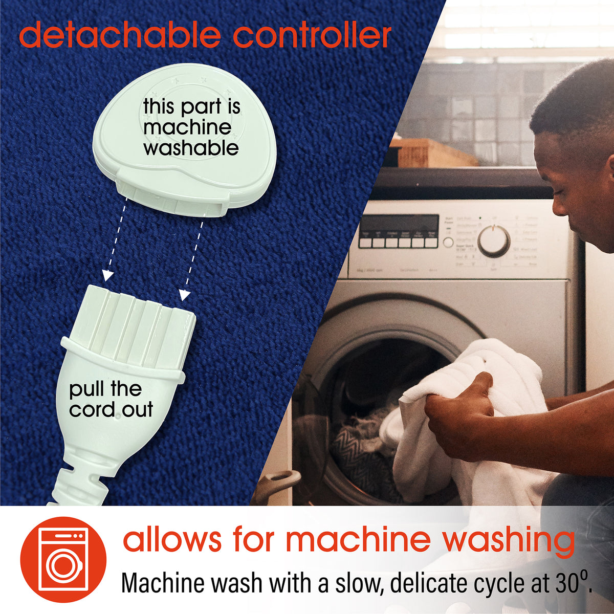 Luxurious Choloate Brown Fleece Heated Electric Throw