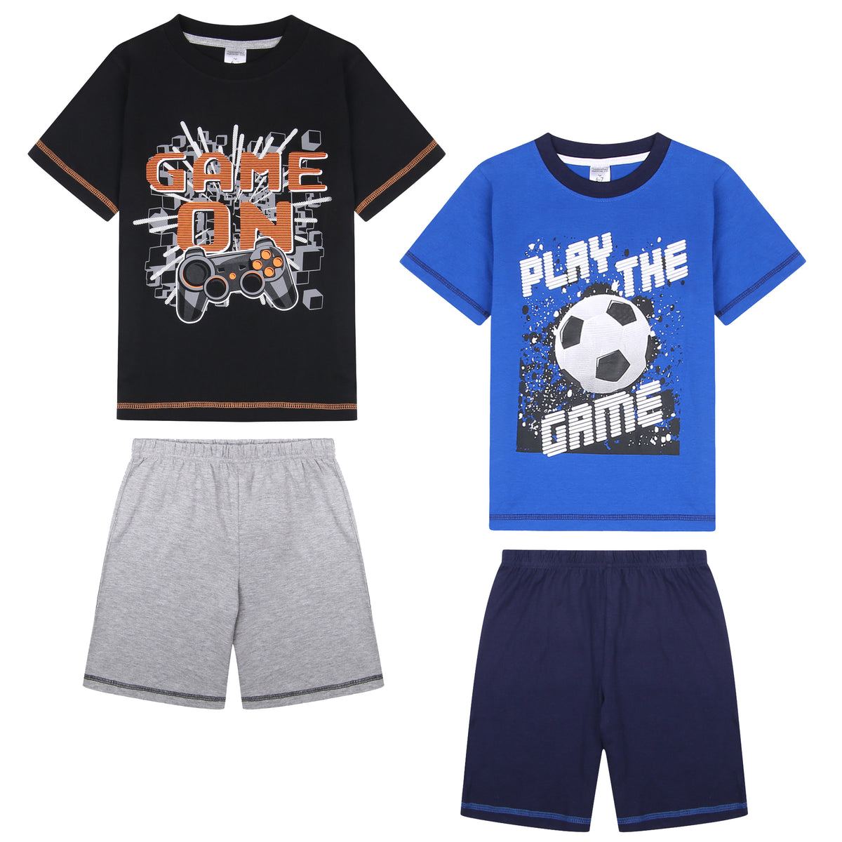 3PK Boys Shorty Pyjamas Gaming 