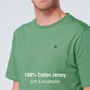 Navy/Sage Shorty Pyjamas Set