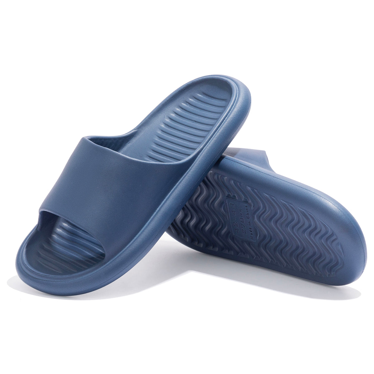 Mens Anti-Slip Adult Sliders (Navy)