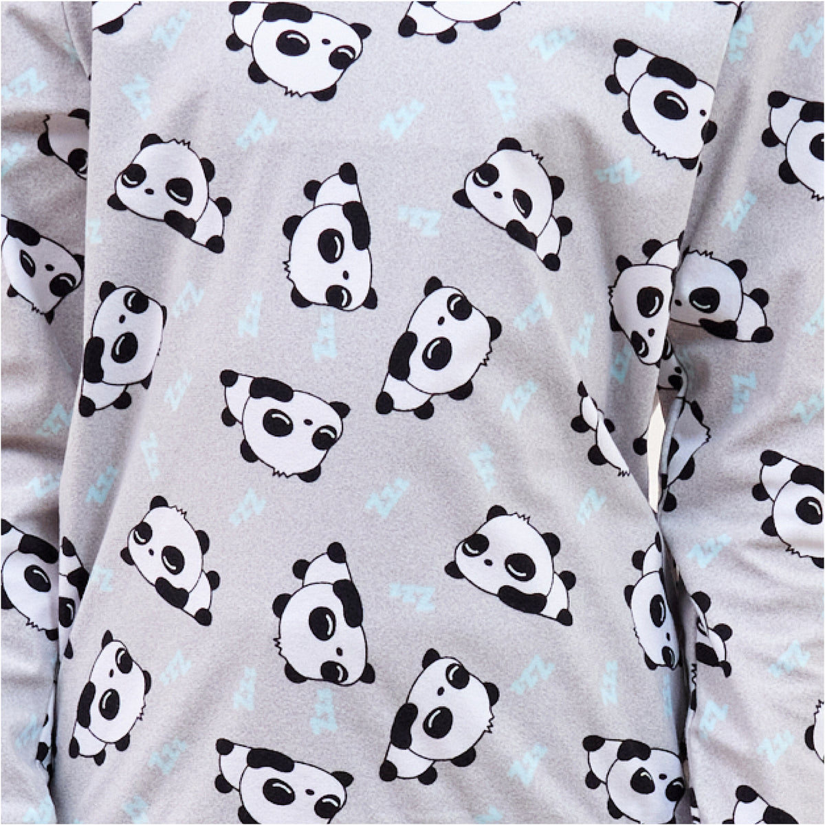 Girls LS Pyjamas Set Sleeping Panda
