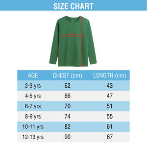 Boys TEW 3 Pack LS T- Shirt Petrol/Olive/Stone