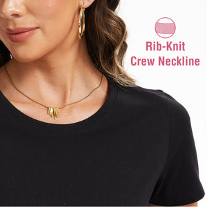 Ladies 3 Pack Basic T- Shirt