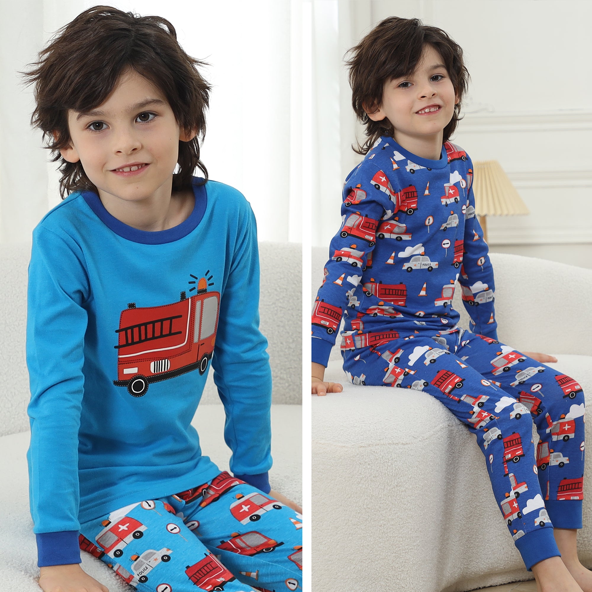 Boys long sleeve deals pyjamas