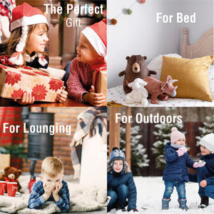 3PK Girls Cosy Lounge Socks Animal