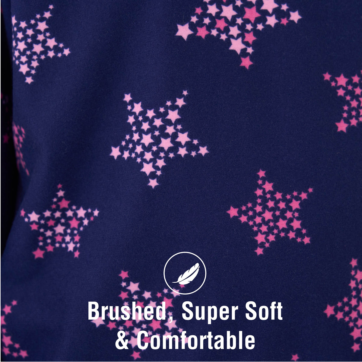 Girls Navy Pyjama Set 