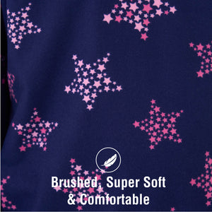 Girls Navy Pyjama Set 