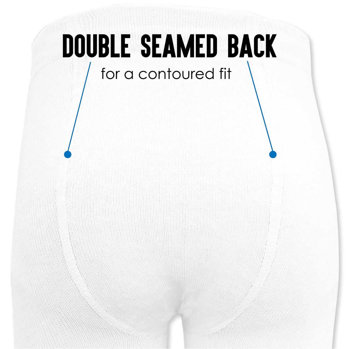 Girls 4 Pack Solid Tights (White)