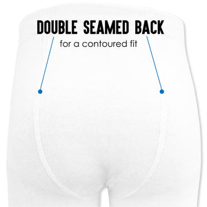 Girls 4 PK White Solid Tights 