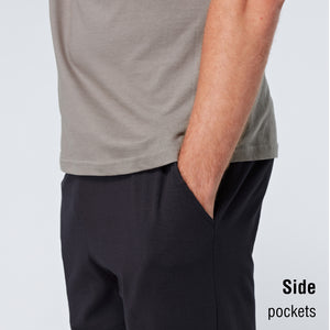 Taupe/Anthracite Shorty Pyjamas Set