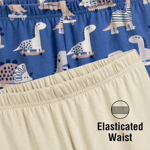 3PK Boys Dino LS Long Pyjamas Younger