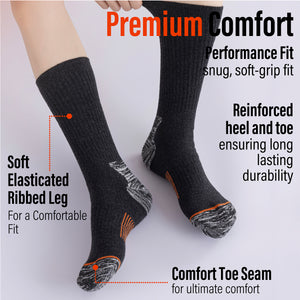 Mens 6PK Thermal Socks  