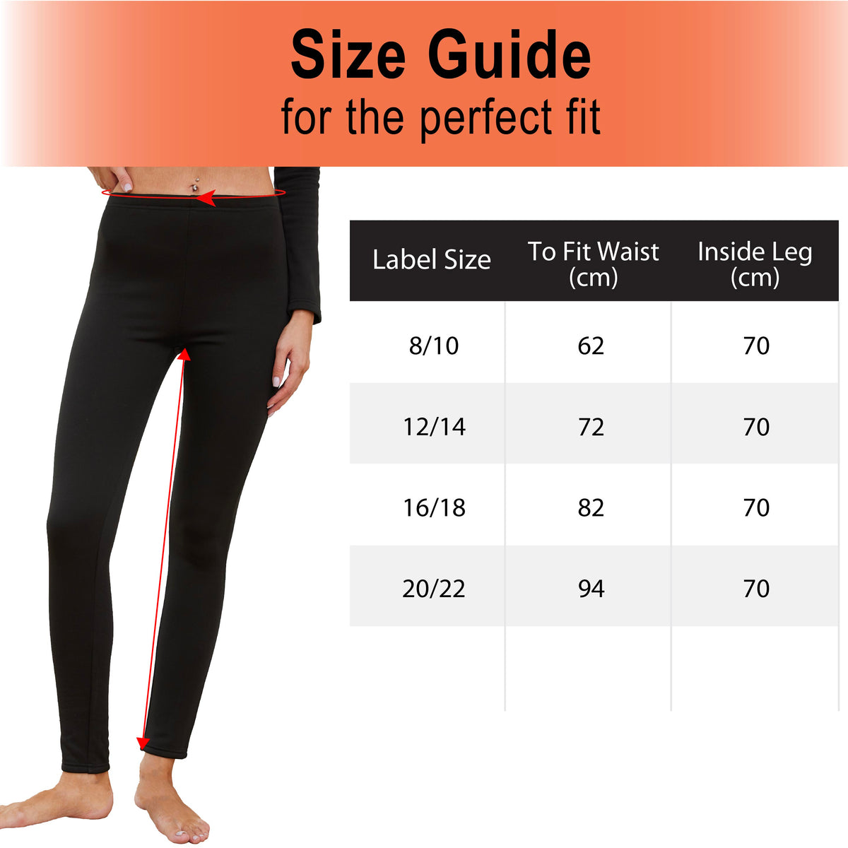 Womens 1 Pack Long Jane (Black)