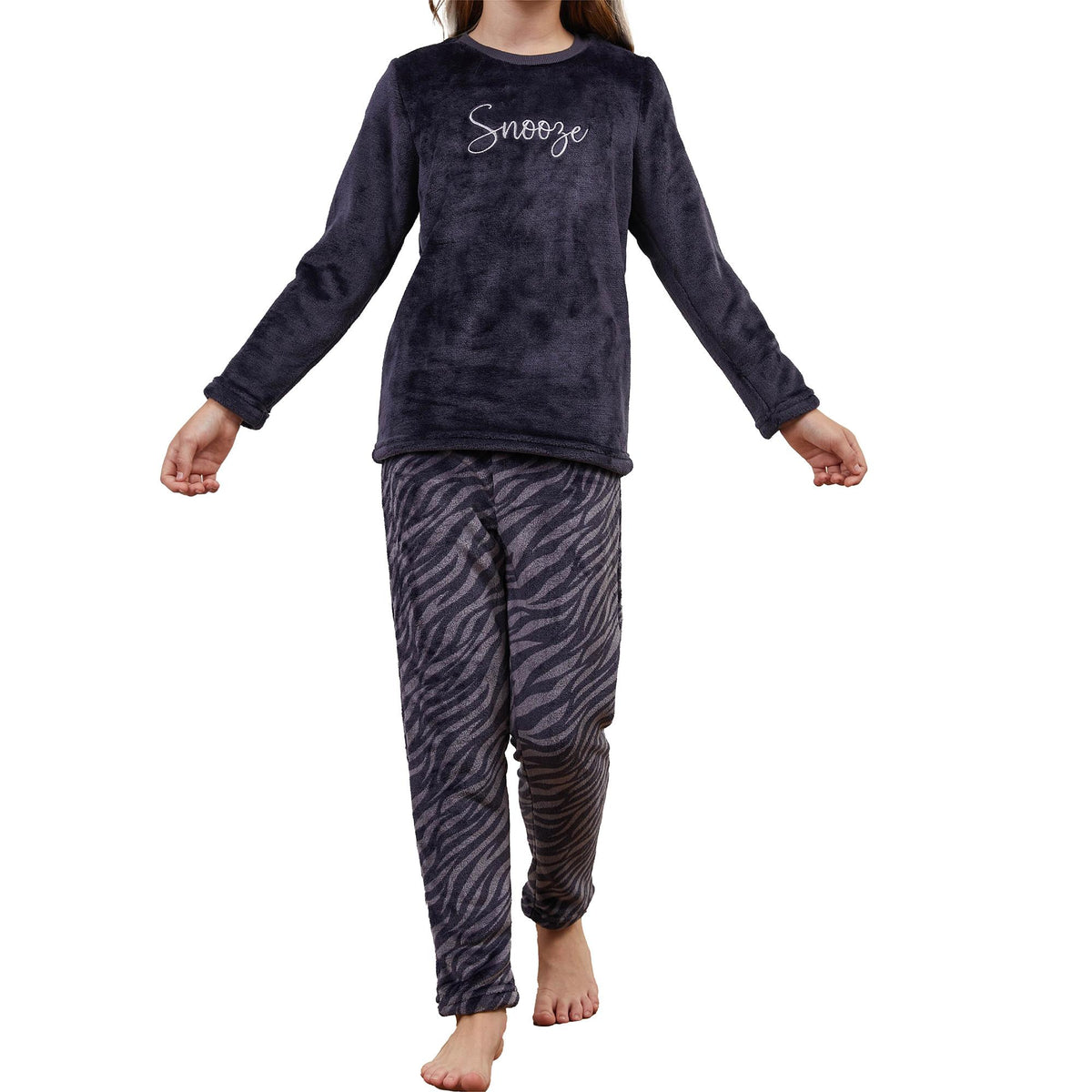 Girls Animal Print Pyjama Set 