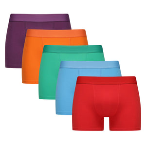 Mens Bright 5 pk TC Trunks