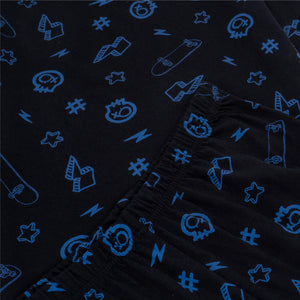 Boys Long Sleeve Skull / Skater Pyjamas