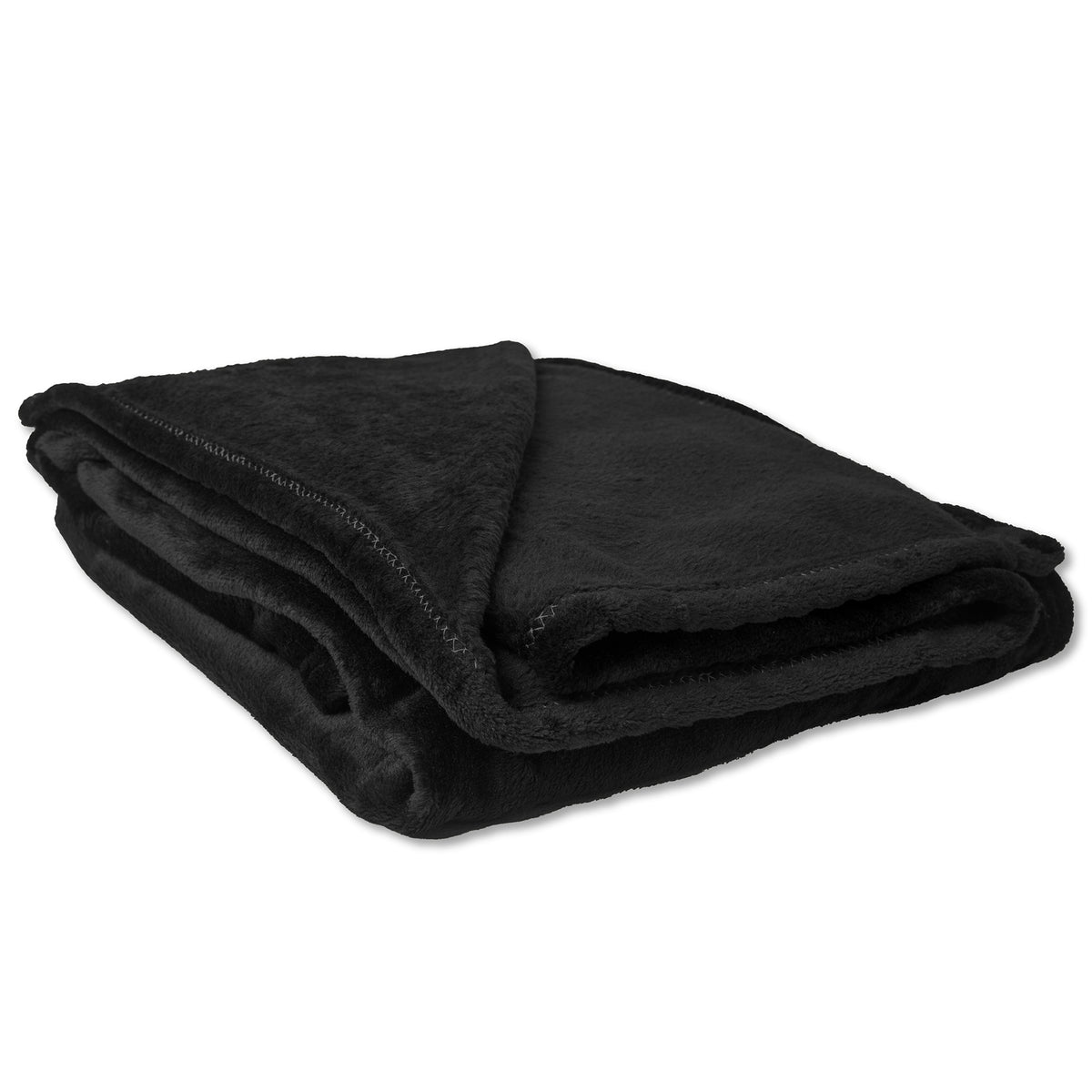 Flannel Fleece Blanket Black