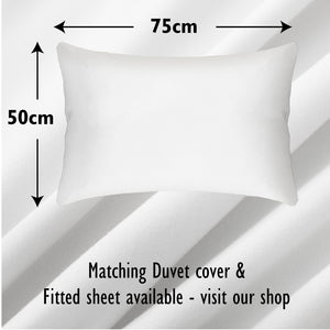 White 4pk Pillowcase - Microfibre