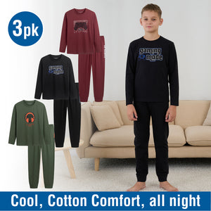 Boys 3PK Gaming Mode LS Long Pyjamas