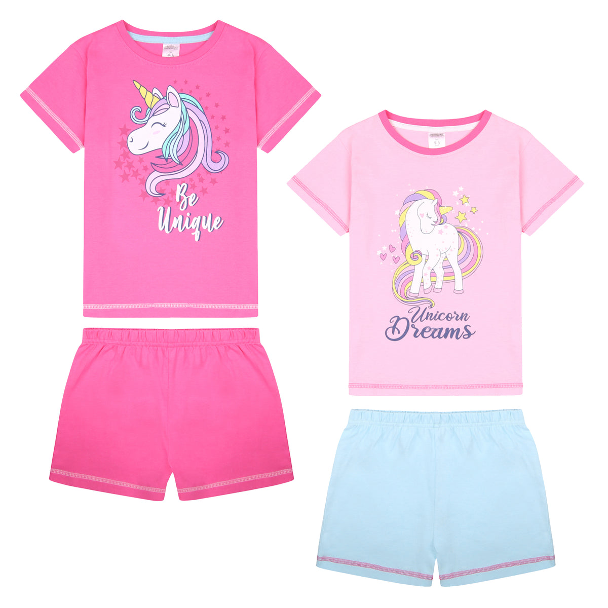 3PK Girls Shorty Pyjamas animal