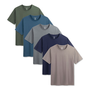 Mens 5 Pack T- Shirt (Mids)