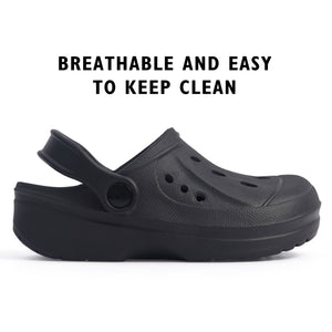 Boys Comfort Black Clogs