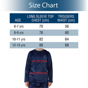 Boys Black Game controller Flannel Fleece Pyjama Set