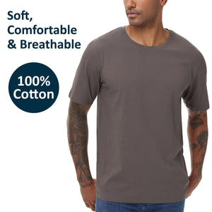 Mens 4 Pack Coloured T-Shirt 
