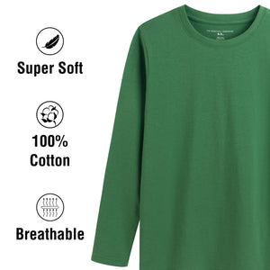 Boys TEW 3 Pack LS T- Shirt Petrol/Olive/Stone