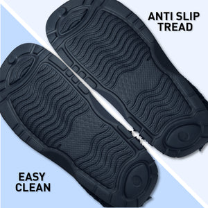 Kids Fleece Lined Clogs Blue 2