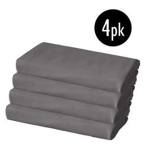 Grey 4pk Pillowcase - Microfibre
