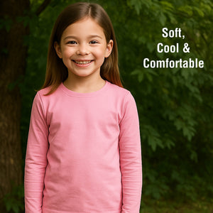 Girls 3pk Navy/Beige/Pink T- Shirt