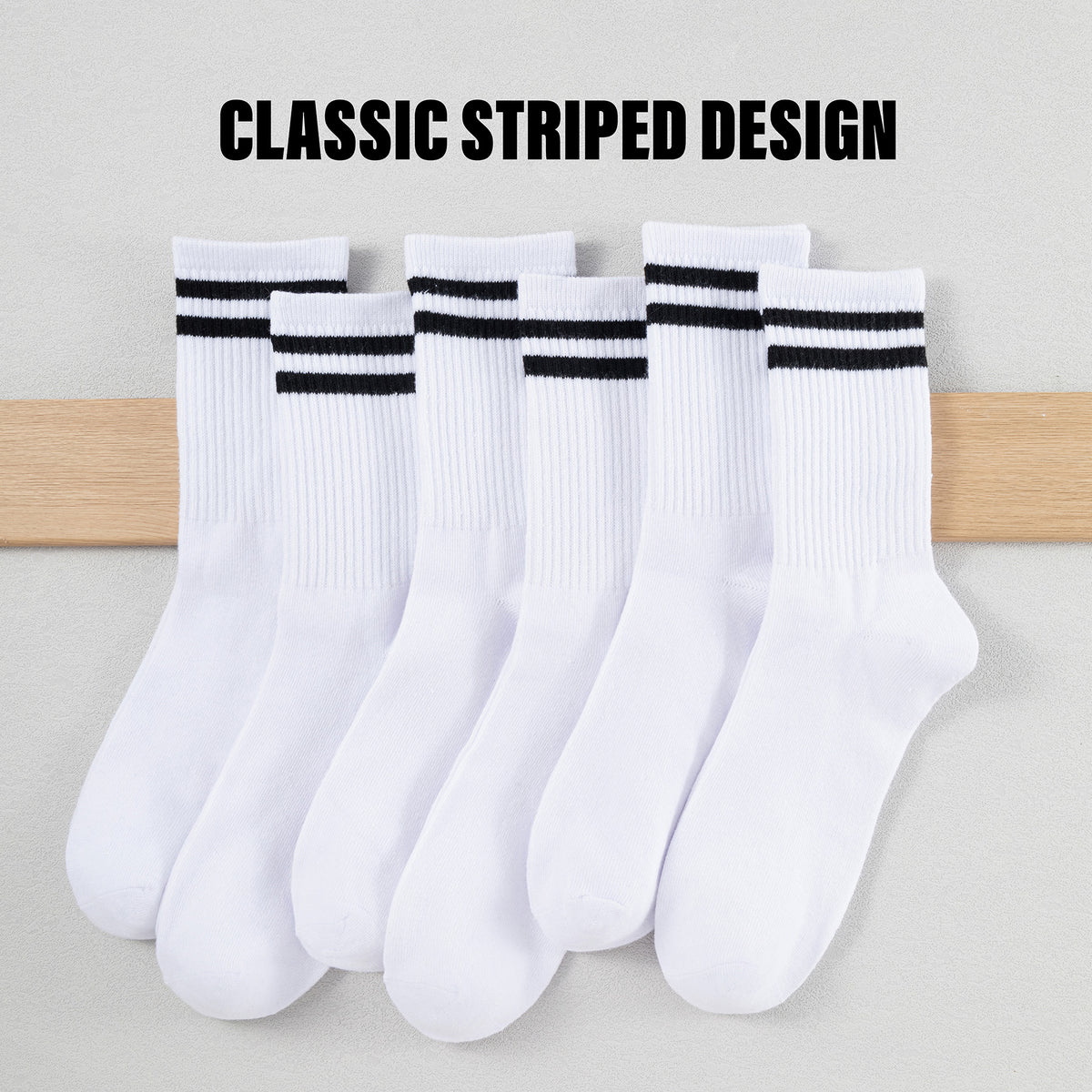 Womens 12 Pack Sports Ankle/Crop Length Socks (White)