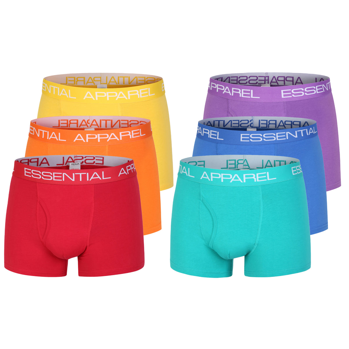 Multicoloured Hipsters 6 Pack