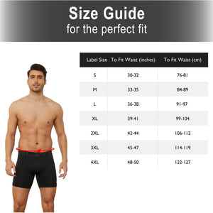 3PK Mens SL Boxer Premium Bamboo Black