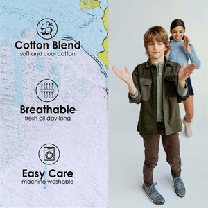 Boys 12pk solid white socks