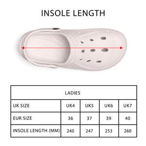 Womens Comfort Lilac Clogs 