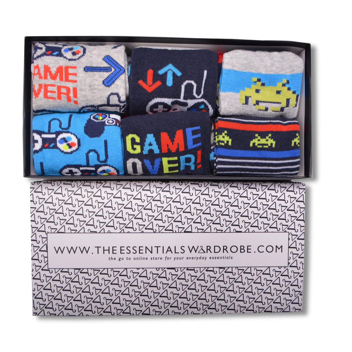 Boys Gift Box Gaming Design 6 Pack