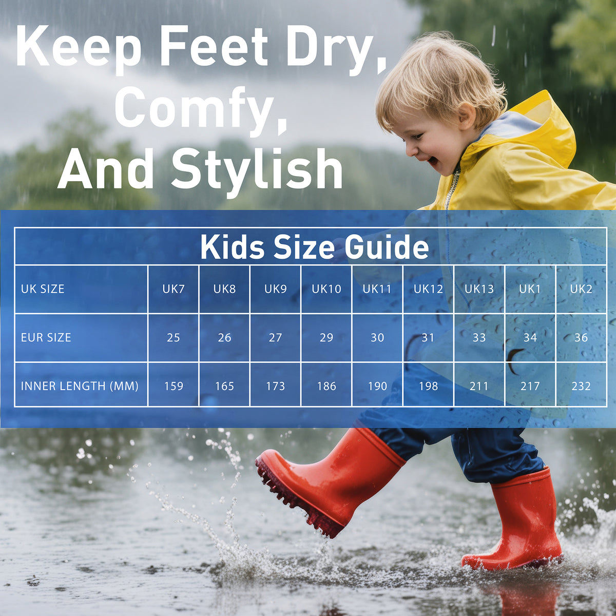 Boys Blue Welly Boots