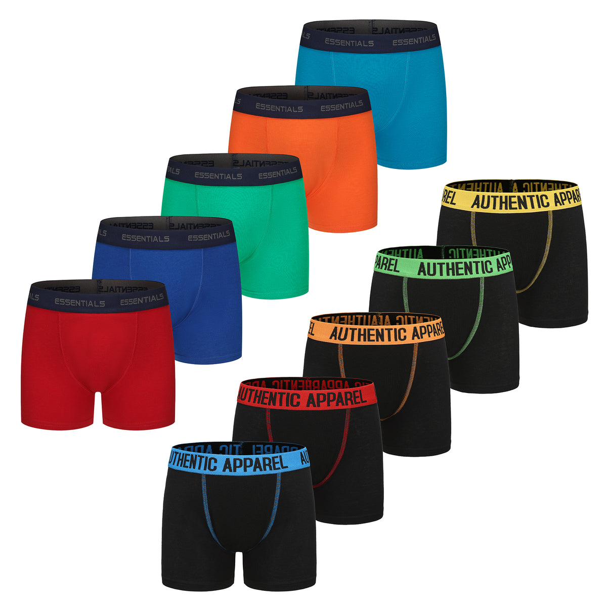 Boys 5 Pack Boxer assorted