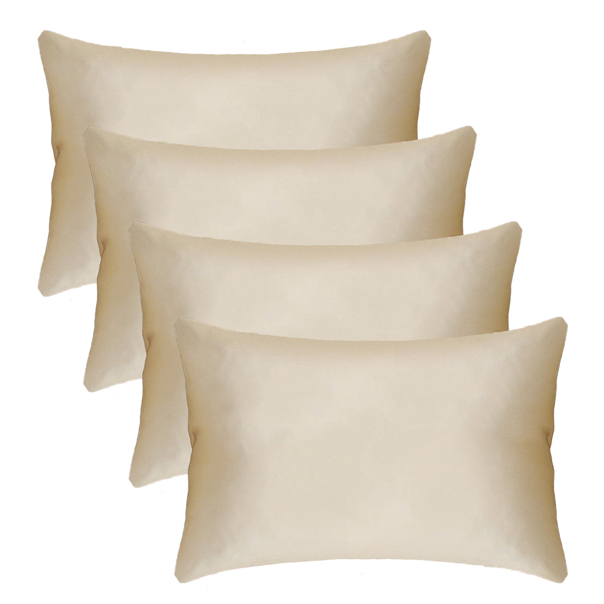 Beige 4pk Pillowcase - Microfibre
