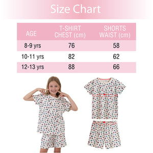 3PK Girls Shorty Pyjamas animal